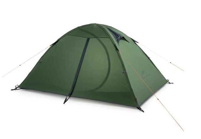 Двомісний намет Naturehike Summer 2 Ultralight 20D нейлон темно-зелений NH15Z006-P