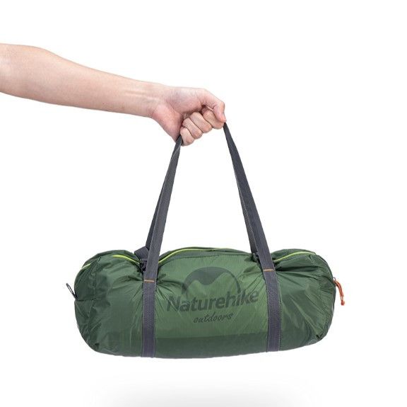 Двомісний намет Naturehike Summer 2 Ultralight 20D нейлон темно-зелений NH15Z006-P