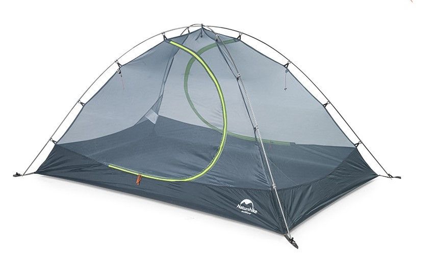 Двомісний намет Naturehike Summer 2 Ultralight 20D нейлон темно-зелений NH15Z006-P