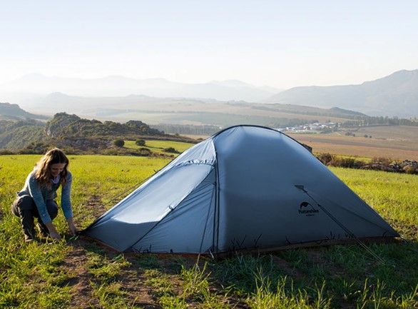 Двомісний намет Naturehike Cloud UP 2 синій updated NH17T001-T