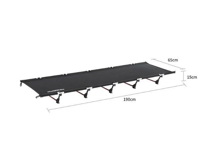 Ліжко складне Naturehike XJC05 чорне NH20JJ001