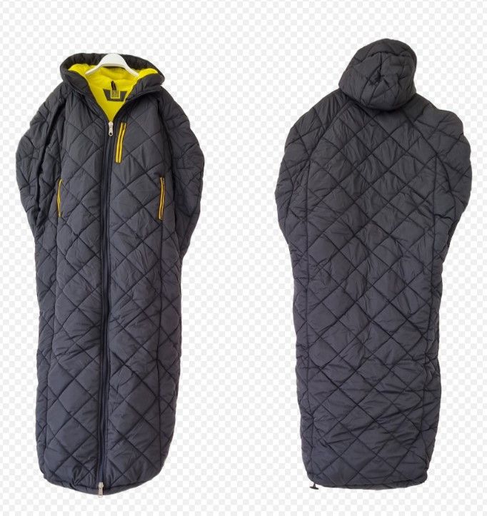 Спальний мішок-трансформер BAGMEN чорний з USB грілкою