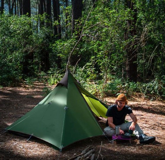 Одномісний намет Naturehike Spire 1  20D nylon зелений  NH17T030-L