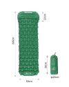 Килимок надувний з подушкою з помпою для надування Naturehike зелений CNK2300DZ0001