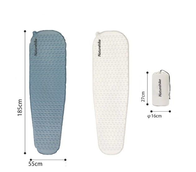 Килимок самонадувний Naturehike сірий CNK2300DZ013