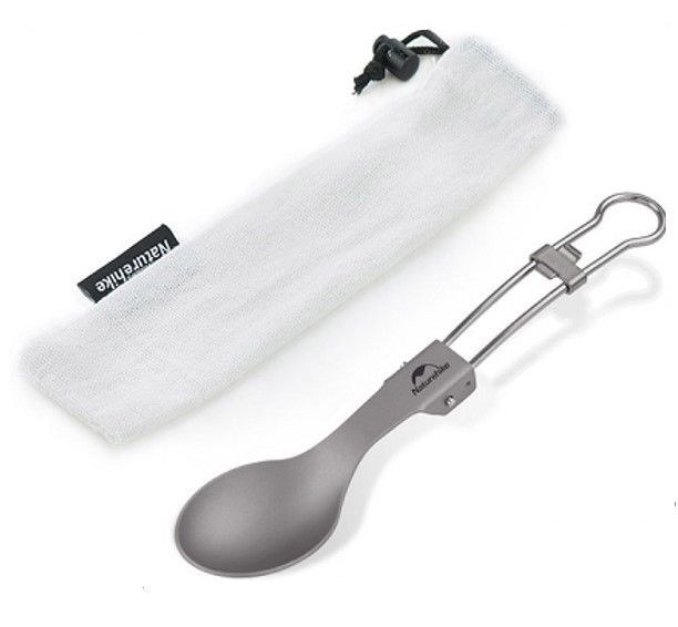 Титанова складана ложка Naturehike NH19C001-J