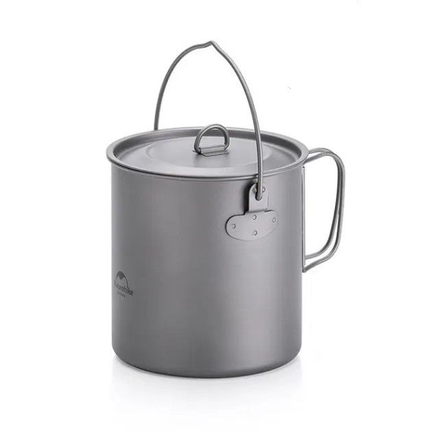 Титановий казанок Naturehike 1250 мл NH18T303-C