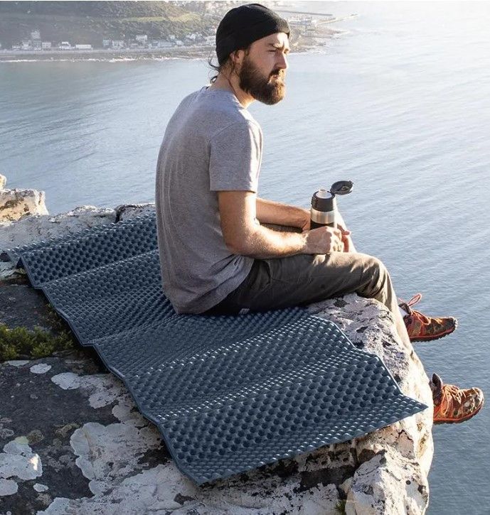 Килимок складний поліуретановий Naturehike R-Value: 2, 2 хакі CNK2300DZ017