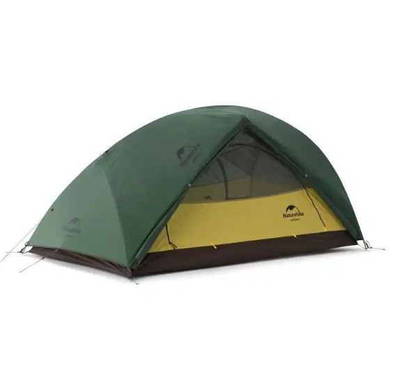 Двомісний намет Naturehike Star River 2 поліестер 210T темно-зелений NH17T012-T