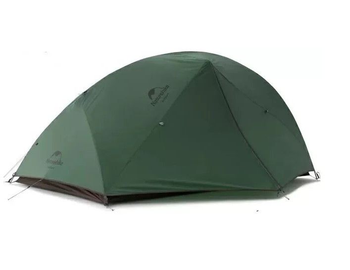 Двомісний намет Naturehike Star River 2 поліестер 210T темно-зелений NH17T012-T