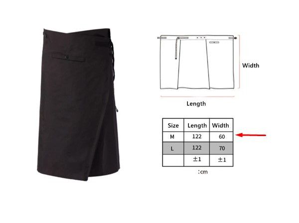 Спідниця Naturehike розмір М чорна NH21YJ001