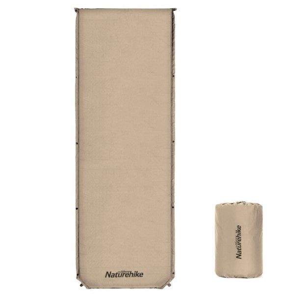 Килимок самонадувний Naturehike бежевий NH20DZ003