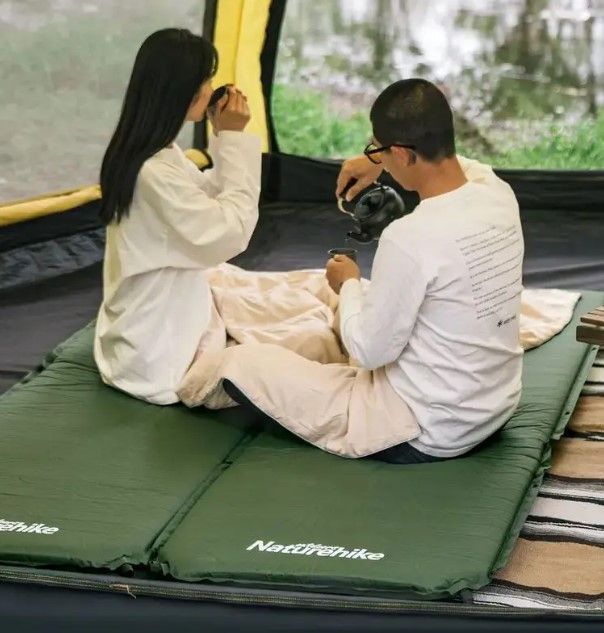 Килимок самонадувний Naturehike D03 колір зелений NH20DZ003