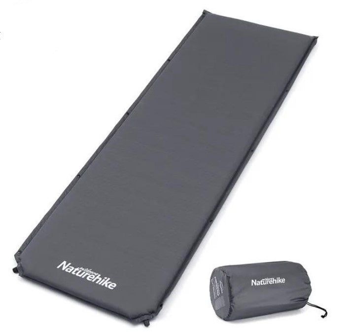 Килимок самонадувний Naturehike сірий NH15Q002-D
