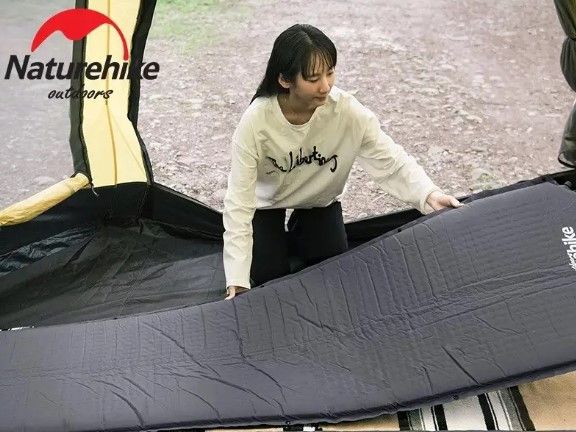 Килимок самонадувний Naturehike сірий NH15Q002-D