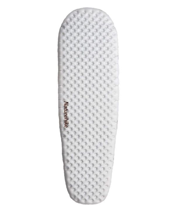 Надувний килимок Naturehike R Value: 5,8  розмір: 183 х 58 х 8 см світло-сірий CNH22DZ016