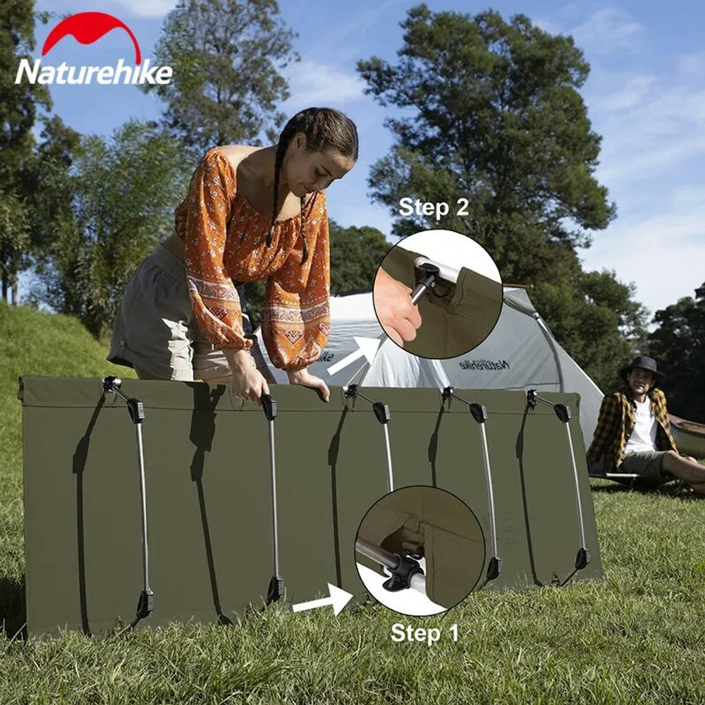 Ліжко складне Naturehike XJC05 темно-зелене NH20JJ001