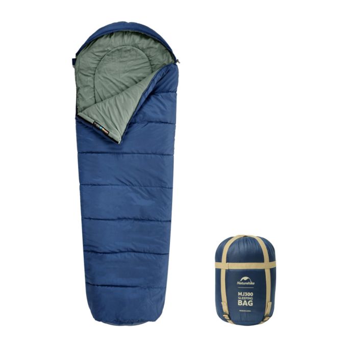 Спальник Naturehike MJ300 CNK2300SD014, темно-блакитний
