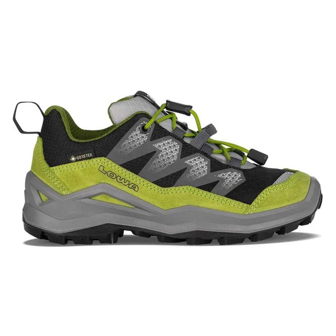 LOWA кросівки Maddox Pro GTX LO Jr black-lime 37.0