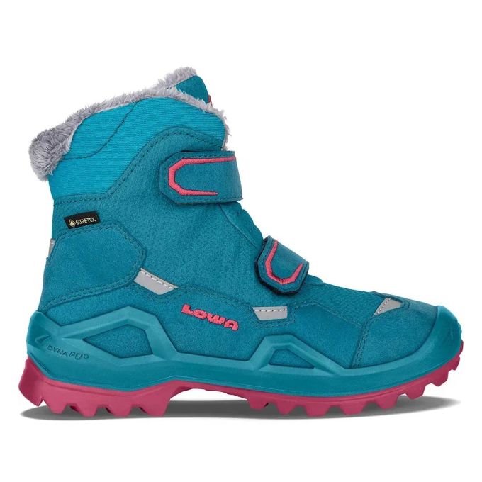 LOWA черевики Milo Evo GTX MID Jr turquoise-fuchsia 40.0