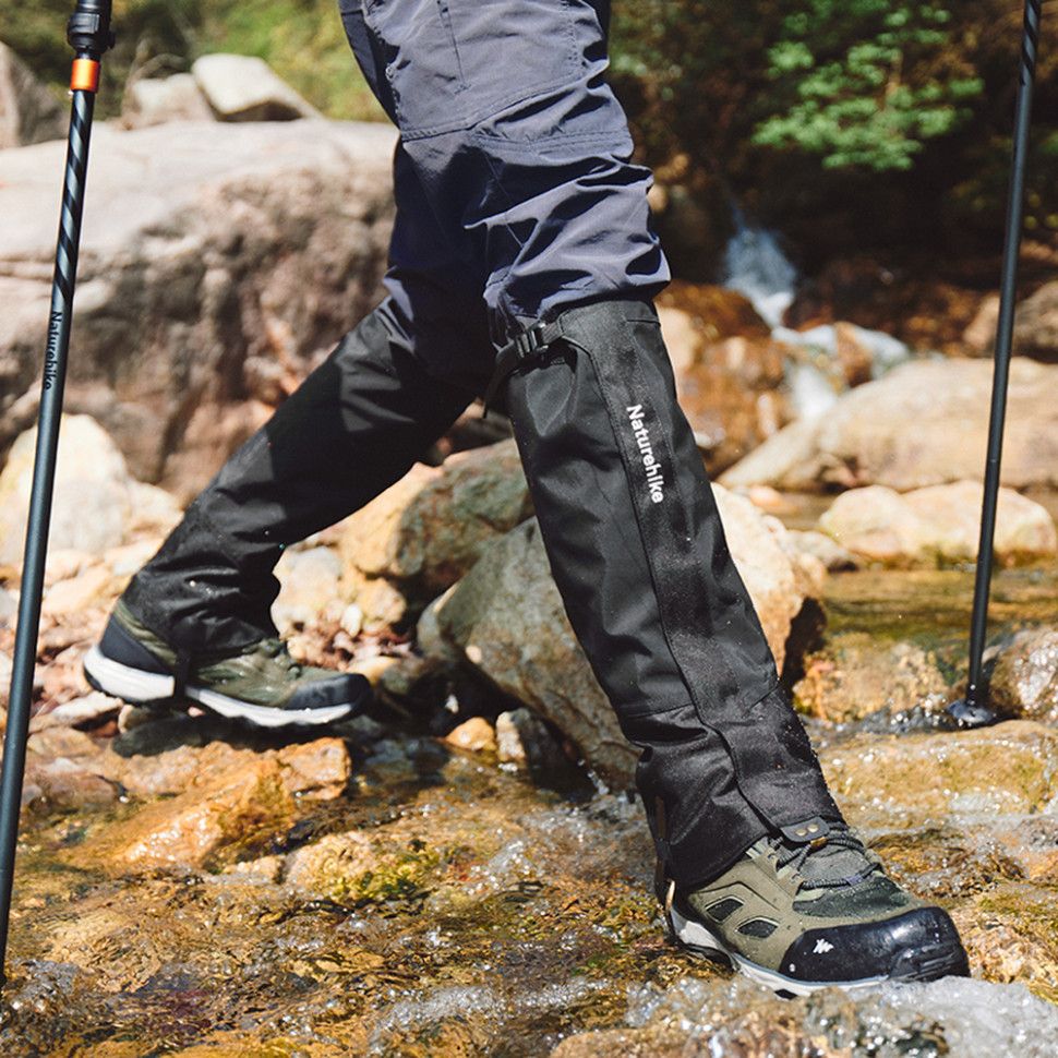 Гетри чоловічі Naturehike розмір L, чорні CNK2450DS011