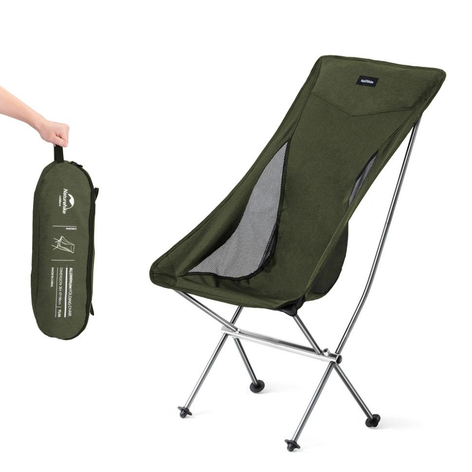 Розкладне крісло Naturehike YL06 зелене NH18Y060-Z