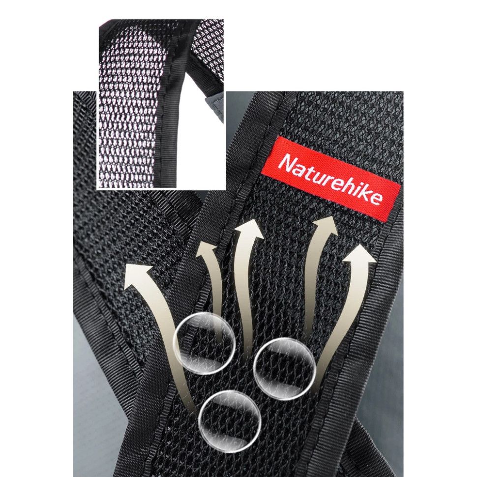 Cкладний рюкзак Naturehike 18 л зелений NH17A012-B