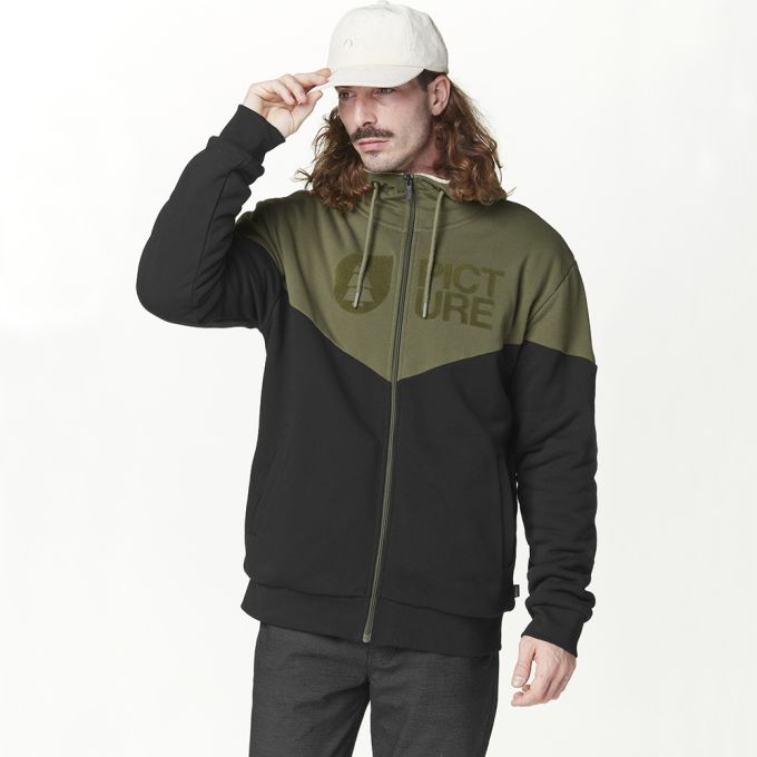 Picture Organic толстовка Basement Plush Hoody tobacco black L