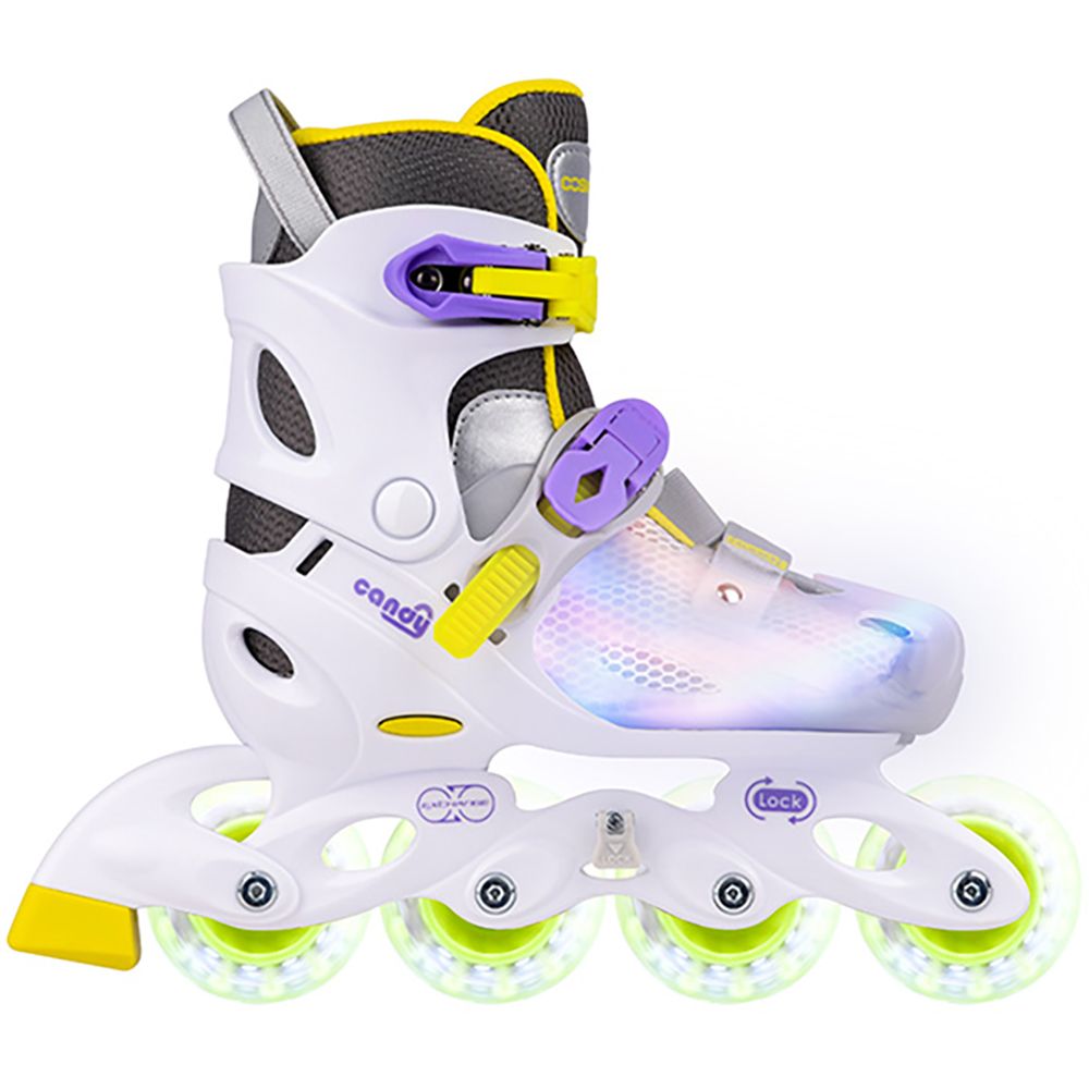 Cosmo ID ролики Candy Flash white 32-36