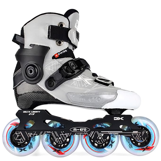 Micro роликові ковзани Delta Liberty silver 30-32