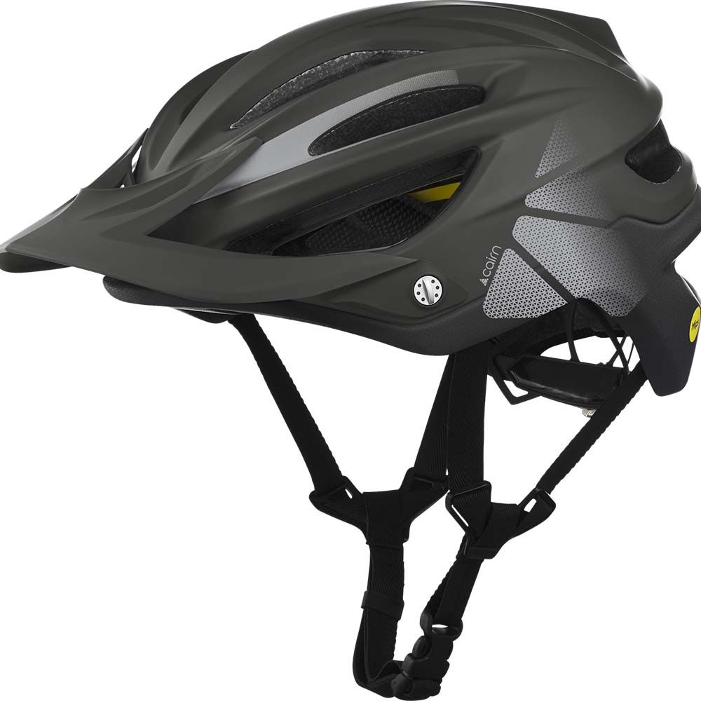 Cairn велошлем Edge Mips mat black-silver 57-59