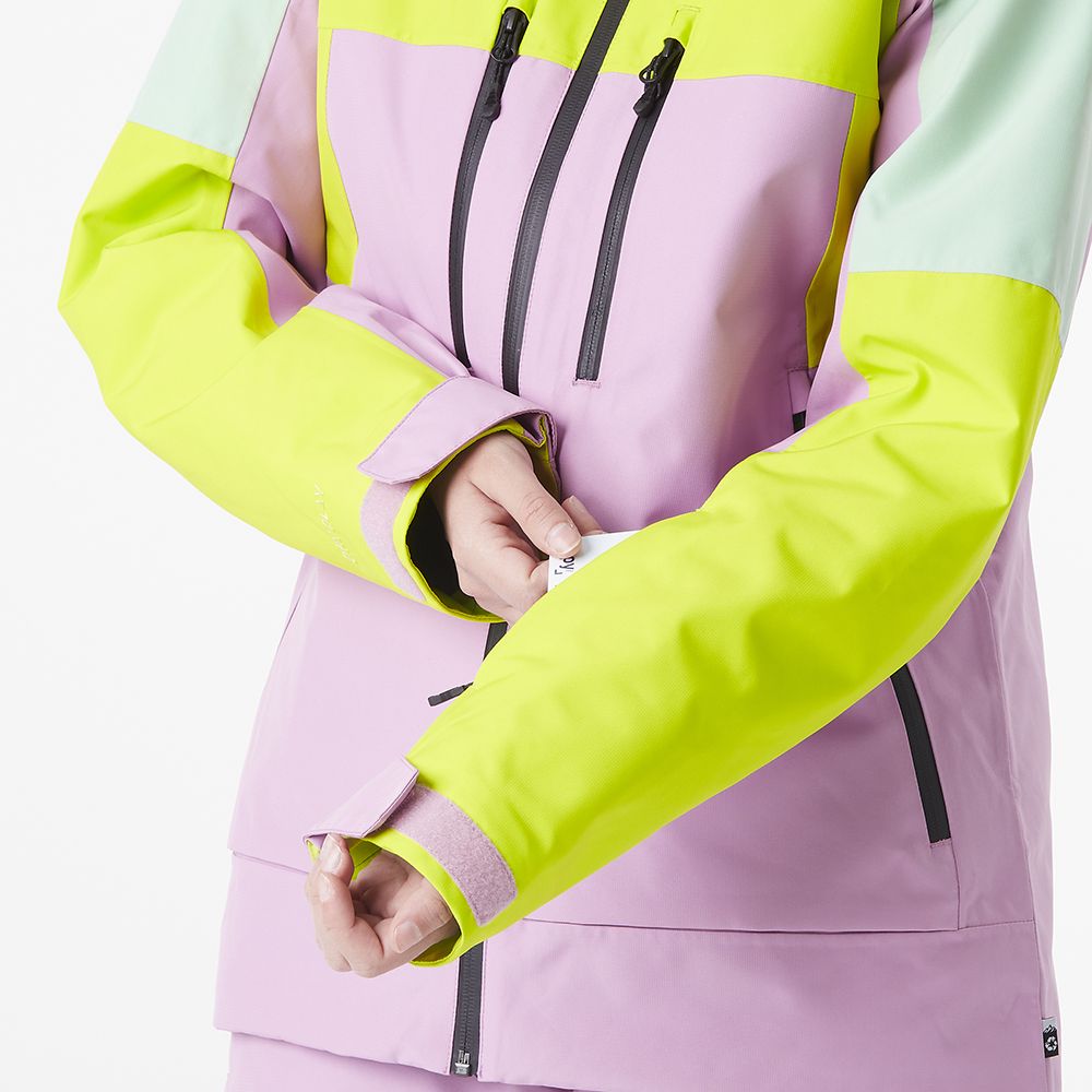 Picture Organic куртка лижна Exa W 2025 orchid acid-silt green XL