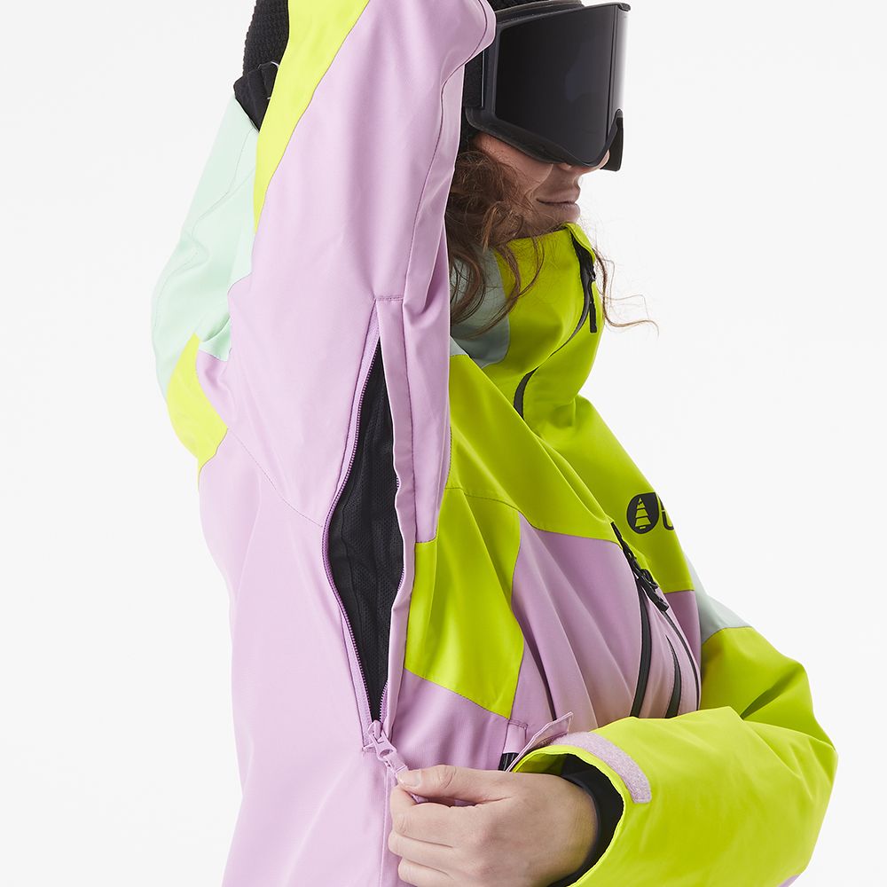 Picture Organic куртка лижна Exa W 2025 orchid acid-silt green XL