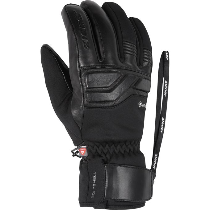 Ziener рукавички лижні Gin GTX black 10.5