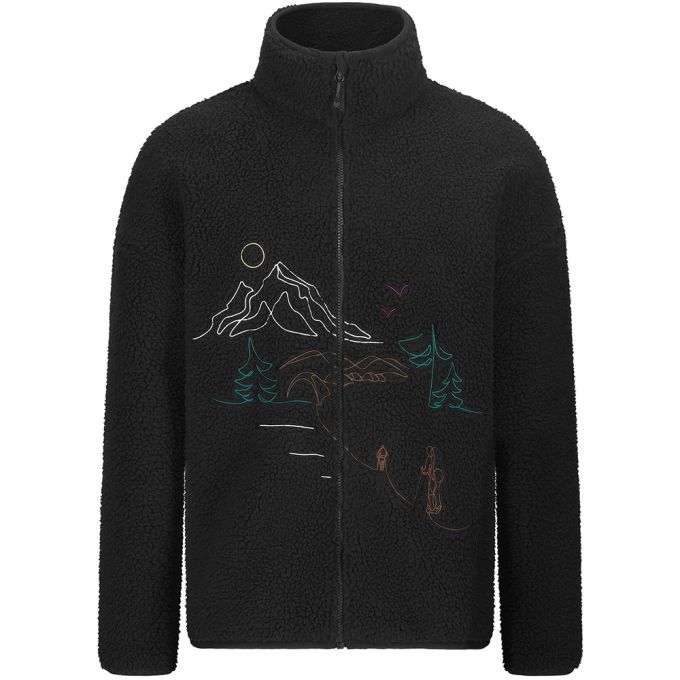 Picture Organic куртка флісова Hafdals Emb black XXL