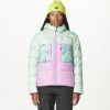 Picture Organic куртка пухова Hi Puff Down W 2025 silt green-orchid-blurry water print L