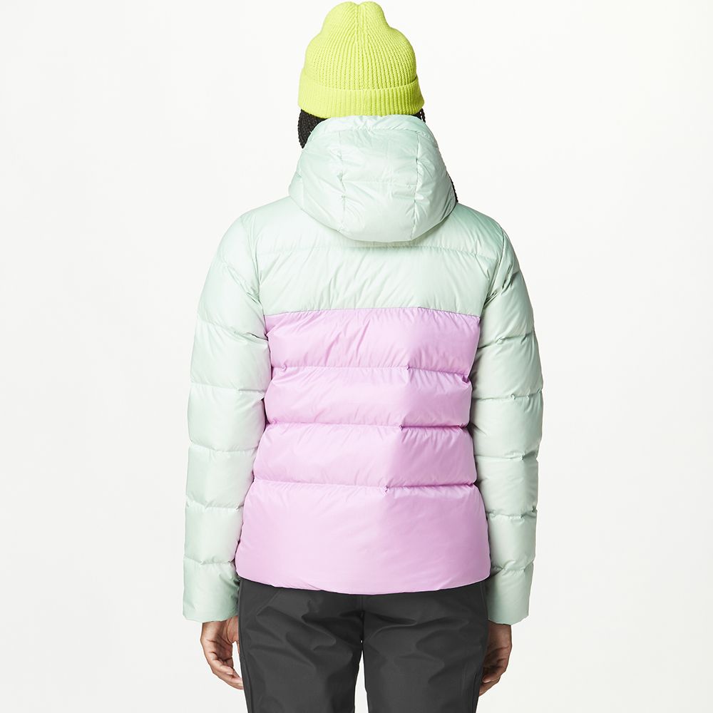 Picture Organic куртка пухова Hi Puff Down W 2025 silt green-orchid-blurry water print M