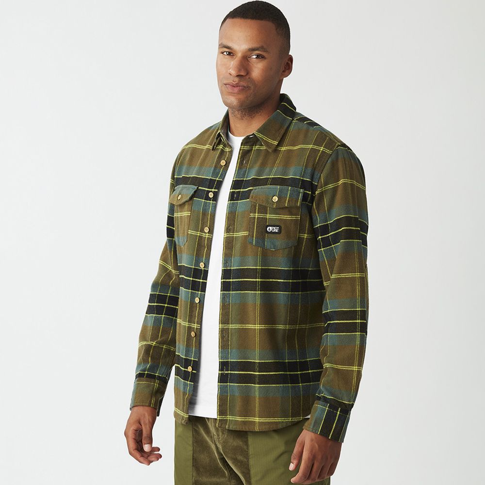 Picture Organic сорочка Hillsboro tobacco S