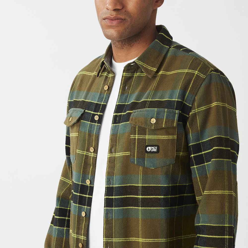 Picture Organic сорочка Hillsboro tobacco S