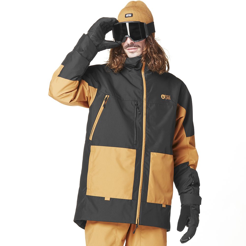 Picture Organic куртка лижна Jomoh 2025 black-brown sugar XL