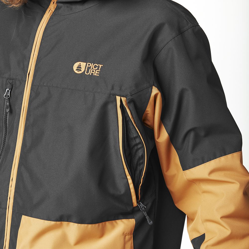 Picture Organic куртка лижна Jomoh 2025 black-brown sugar XL