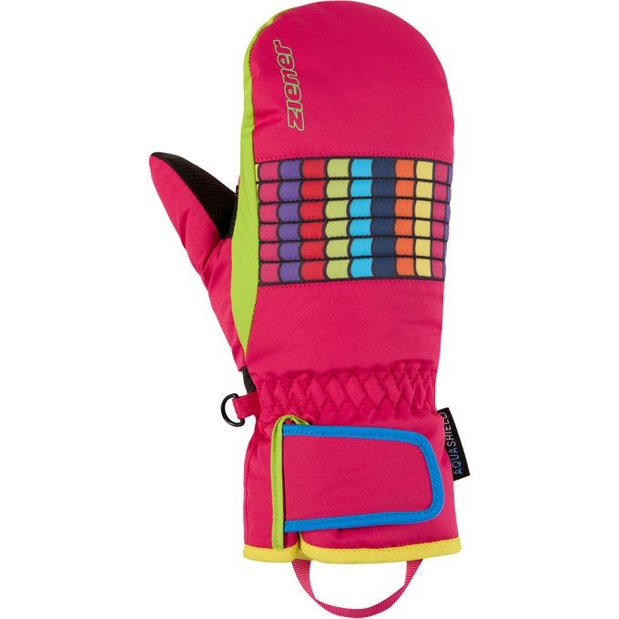 Ziener рукавиці лижні Lamilo Jr pop pink 3.5