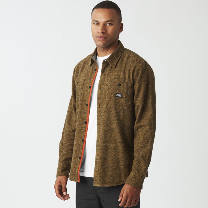 Picture Organic сорочка Lewell bronze brown M