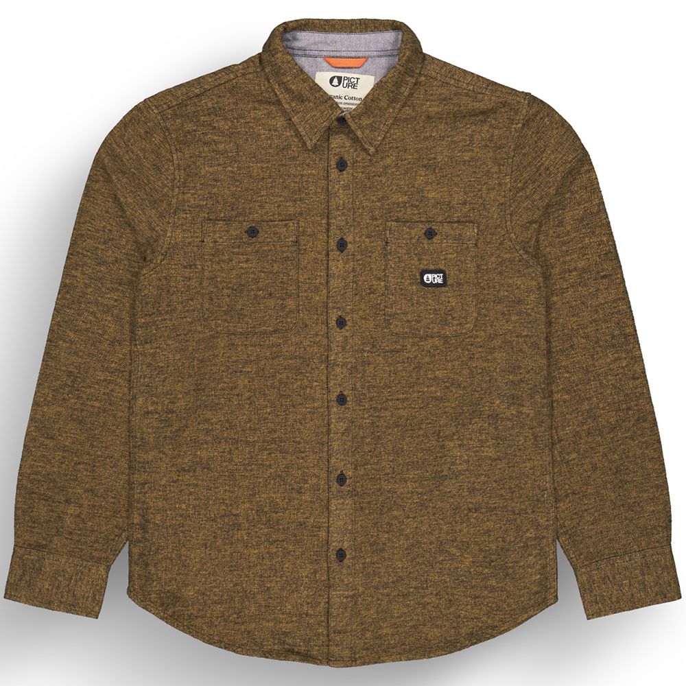 Picture Organic сорочка Lewell bronze brown S