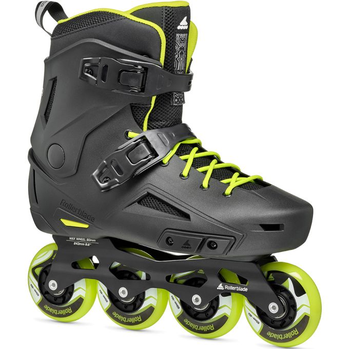 Rollerblade роликові ковзани Lightning black-lime 260