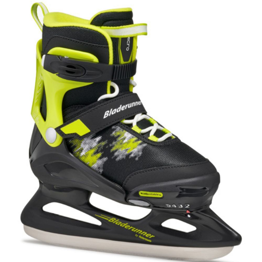 Bladerunner льодові ковзани Micro Ice black-lime 29-34