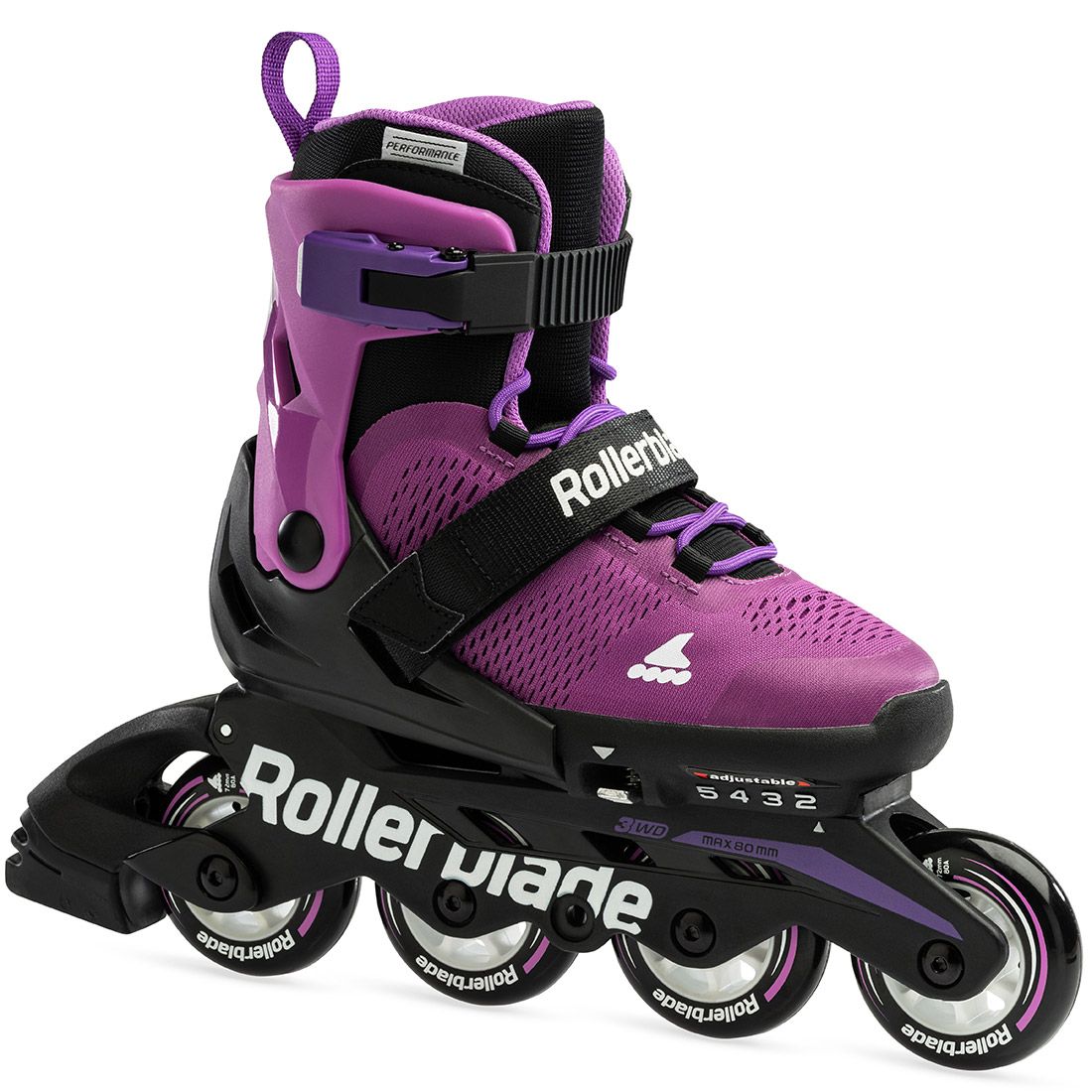 Rollerblade роликові ковзани Microblade 2024 black-white 28-32
