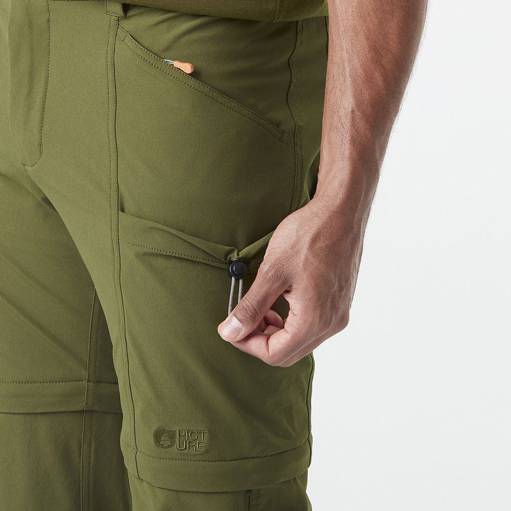 Picture Organic штани трекінгові Outif 2in1 Stretch tobacco M