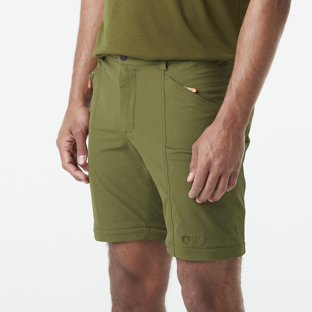 Picture Organic штани трекінгові Outif 2in1 Stretch tobacco M
