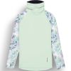 Picture Organic реглан флісовий Pagaya High W blurry water print-silt green M